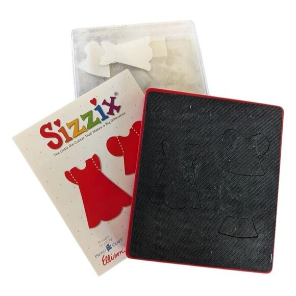 Sizzix Ellison Provo Craft 38-0103 Doll Dress Die Set For Crafting - Picture 4 of 9